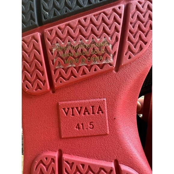 NWOT Vivaia Sport Sandals Kiara in Black Ruby Red outdoor comfy athleisure 10.5 - Picture 9 of 10